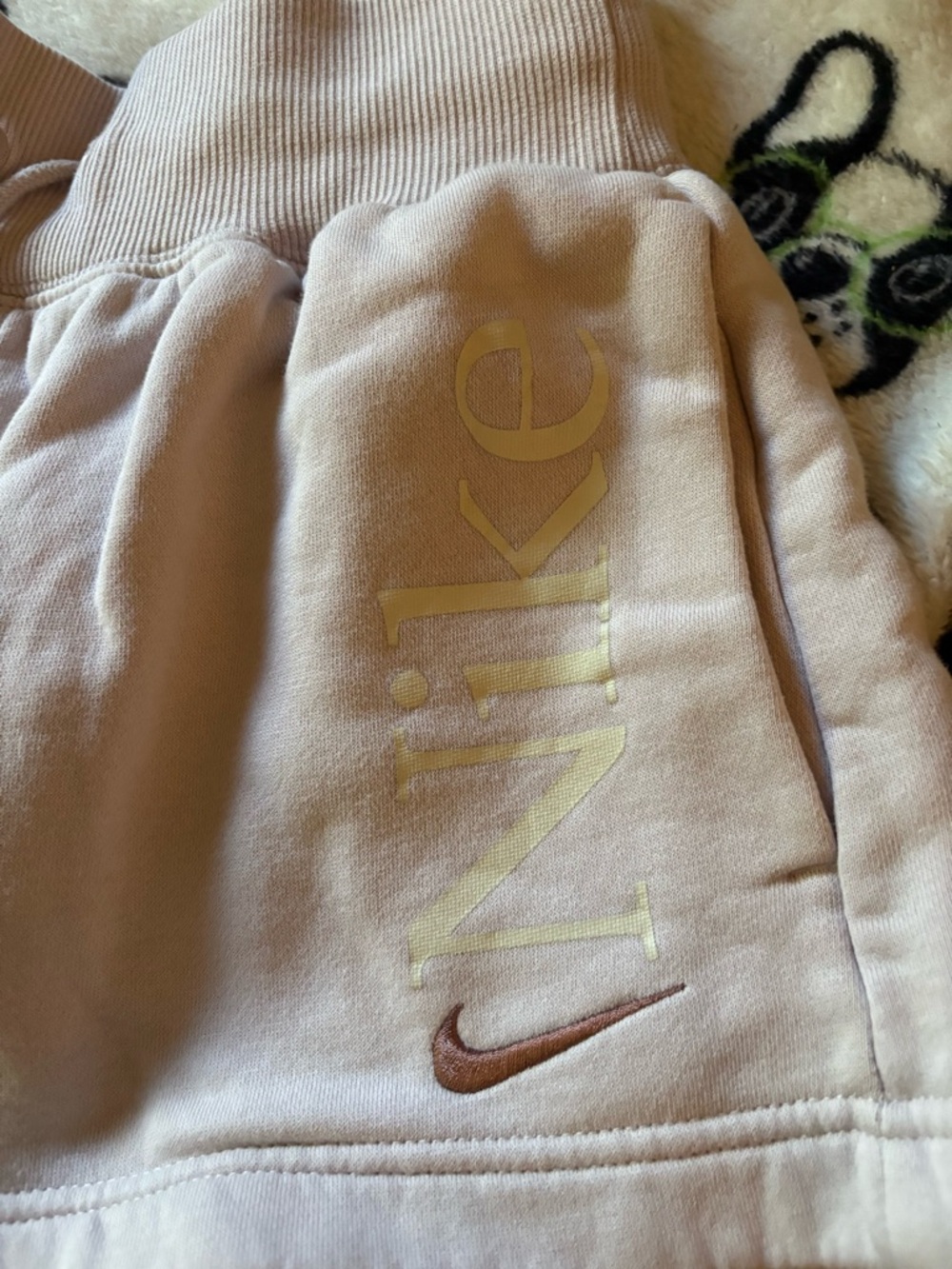 Nike womens light purple Logo Jogger Bottoms